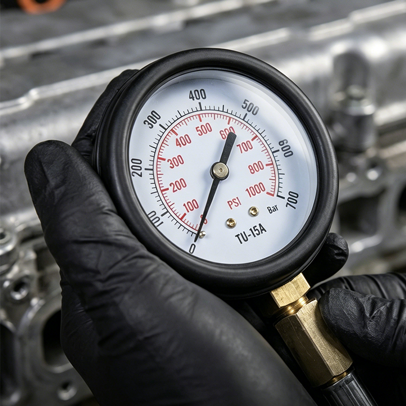 🔧 Dieselmotor-Zylinderdruckprüfset – präzise Messung für Kompression, inkl. Adapter & Manometer, ideal für Werkstatt & Heimwerker 🚛⚙️