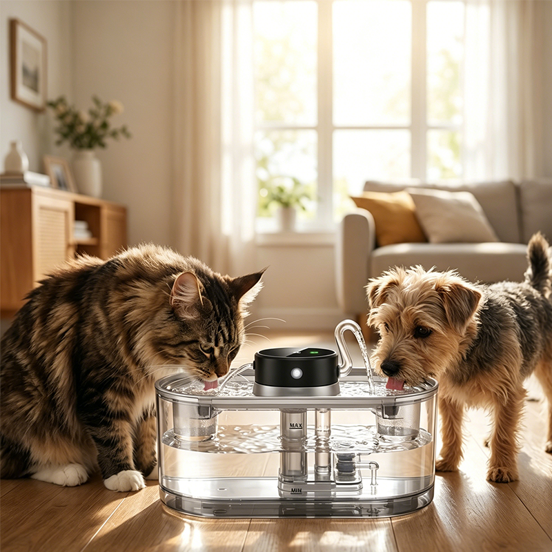 📢Mid-Season Sale: −50% nur für kurze Zeit⏰🐾 Kabelloser smarter Trinkbrunnen für Haustiere – mit Wasserstandsanzeige & Filtersystem, ideal für Katzen & Hunde 💧