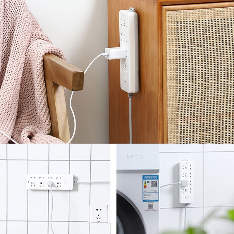 🧩 50 % Rabatt – Steckdosenhalter mit Schienensystem – selbstklebend, rückstandsfrei & wiederverwendbar – für Steckdosen, Router & Kabelboxen 🔌