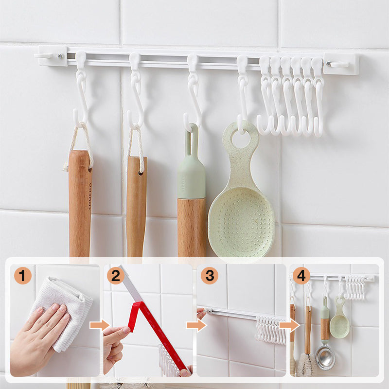 ✨ Multifunktionaler Haken ohne Bohren – wandschonend & verstellbar, für Küche, Bad & Zuhause