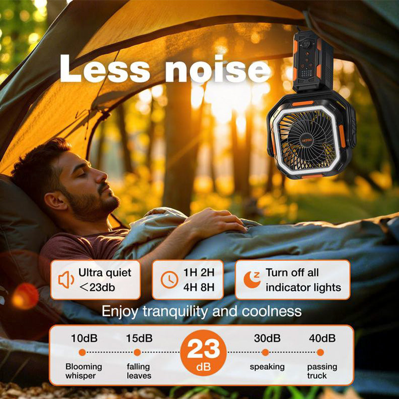 📢Mid-Season Sale: −50% nur für kurze Zeit⏰🏕️ Tragbarer Camping-Ventilator mit Teleskopständer – wiederaufladbar, langlebig, integrierte LED-Leuchte, ideal für Zelt, Strand & Baustelle 🔋🌬️