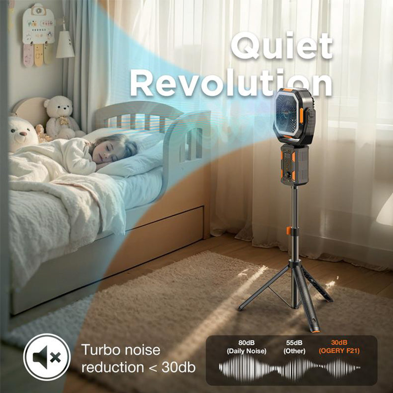 📢Mid-Season Sale: −50% nur für kurze Zeit⏰🏕️ Tragbarer Camping-Ventilator mit Teleskopständer – wiederaufladbar, langlebig, integrierte LED-Leuchte, ideal für Zelt, Strand & Baustelle 🔋🌬️