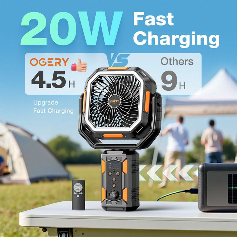 📢Mid-Season Sale: −50% nur für kurze Zeit⏰🏕️ Tragbarer Camping-Ventilator mit Teleskopständer – wiederaufladbar, langlebig, integrierte LED-Leuchte, ideal für Zelt, Strand & Baustelle 🔋🌬️