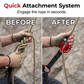 🧗‍♂️ Fußsteigklemme für Kletterer – leicht & robust für Seile 8–13 mm, perfekt für Sportklettern, Baumklettern & Alpintouren ⛰️