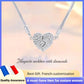 ❤️ 50 % Rabatt! ✨Elegante Herz Halskette mit Zirkonia – Minimalistischer Damen Schmuck mit Magnetverschluss