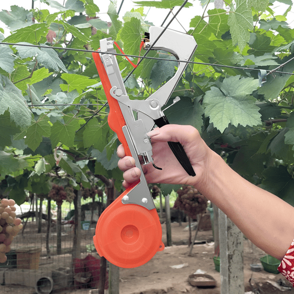 🍇 Reb- & Pflanzenbinder für Obstbäume, Wein & Gemüse – handliches Bindegerät für Gewächshaus & Garten, spart Zeit & Material 🌿