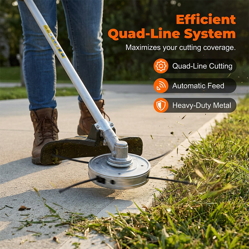 🌿 Automatischer Fadenkopf für Rasentrimmer – nylonbasiert, einfach nachzufüllen & ideal für Rasenpflege & Gartenarbeit 🔧