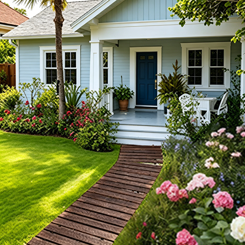 Roll-Out Wooden Garden Pathway