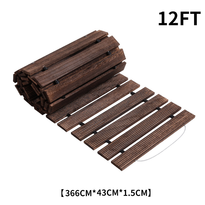 Roll-Out Wooden Garden Pathway