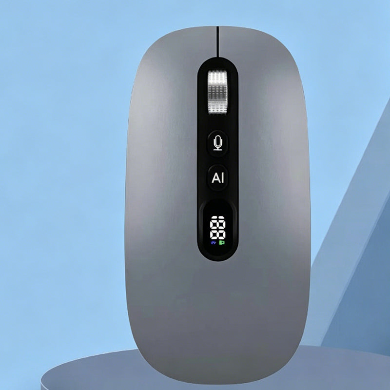 👨‍💻 AI-Sprachmaus mit Smart-Voice-Technologie – Sprachsteuerung, Echtzeit-Übersetzung & Diktierfunktion für Mac & PC, kompatibel mit Office & KI-Assistenten 🎙️✨