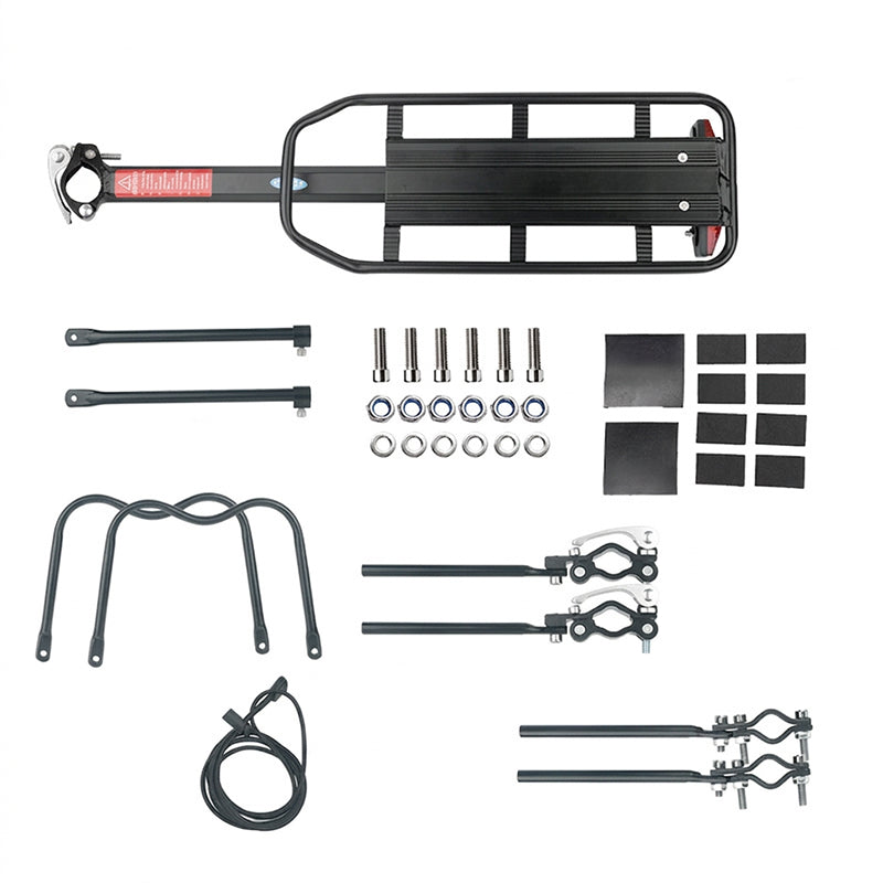 🚲 Robuster Aluminium-Hinterradgepäckträger für Fahrräder – leicht, korrosionsbeständig & ideal für Pendler, Touren & E-Bikes 🧳