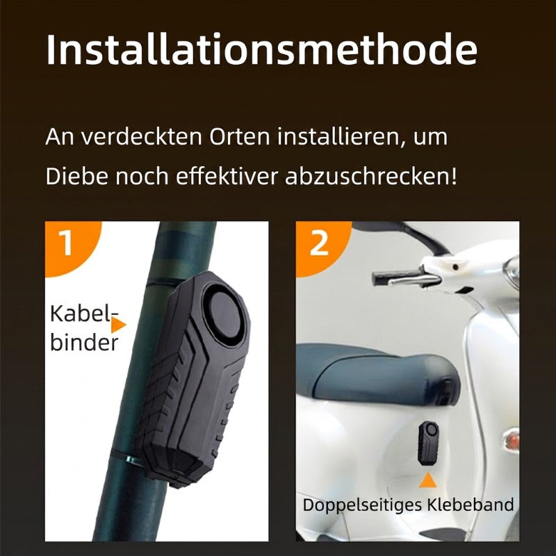 🚲🔔 50% RABATT!  Kabelloser Fahrrad-Alarm mit Bewegungssensor – Diebstahlsicherung mit Fernbedienung & SOS-Funktion für Fahrrad & E-Bike 🔒
