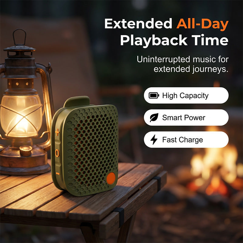 ⏳Begrenzte Zeit – 50% Rabatt⏰ Tragbarer Bluetooth-Lautsprecher mit TWS Stereo, IPX5 Wasserdicht, Mini Kabellos