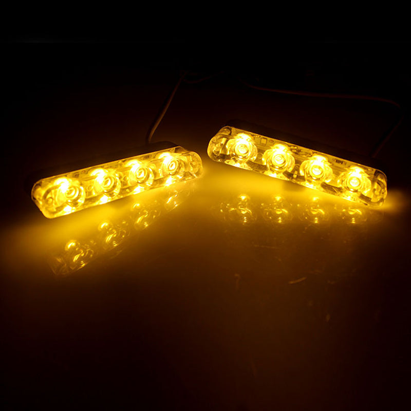 📢📢50% OFF !! ⏰LED Warning Flash Light Set for Grille