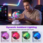 🔊 Multifunktionale Magnetische Kabellose Ladestation mit RGB-Licht & 25W Sound – für iPhone, Samsung & Smartwatches 🎵💡