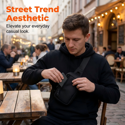 🏙️ Leichte Crossbody-Tasche im urbanen Stil – strapazierfähiges Material, verstellbarer Gurt & übersichtliche Fächer, ideal für Alltag, Reise & Freizeit ✨🎒