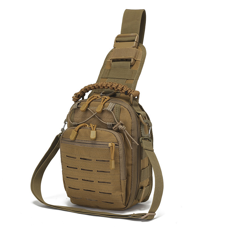 🚴‍♂️ Sportliche Crossbody-Tasche – gepolsterter Rücken, verstellbarer Gurt & wasserabweisendes Material, ideal fürs Mountainbike, Motorrad oder Festival