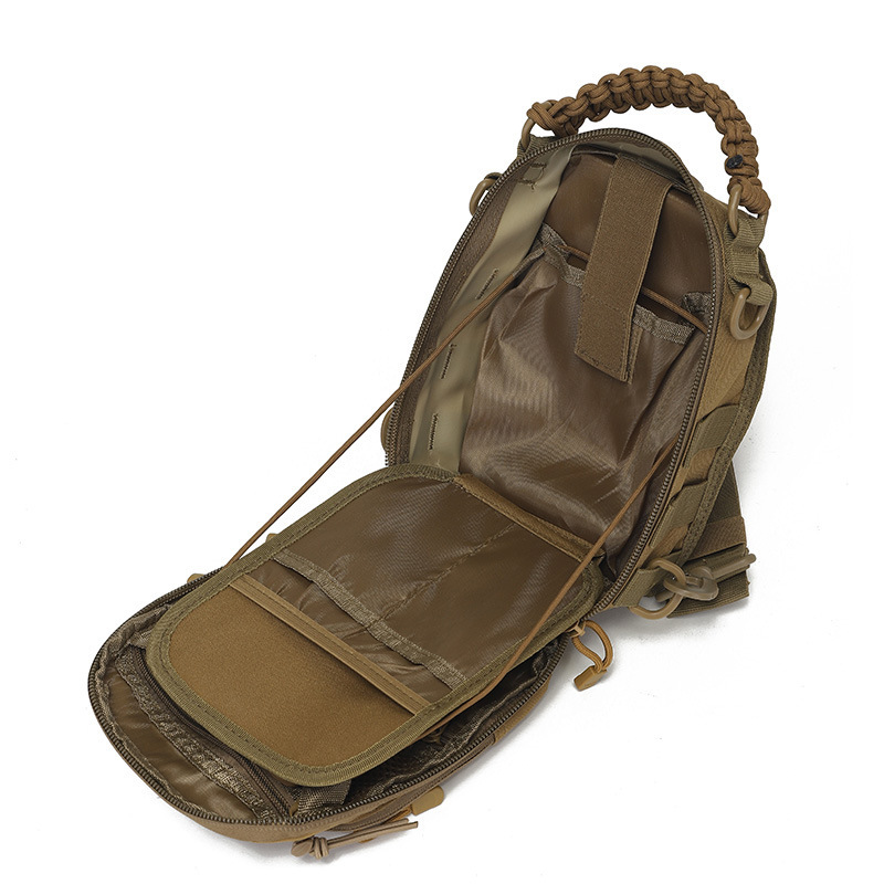 🚴‍♂️ Sportliche Crossbody-Tasche – gepolsterter Rücken, verstellbarer Gurt & wasserabweisendes Material, ideal fürs Mountainbike, Motorrad oder Festival