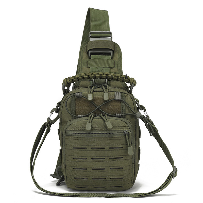 🚴‍♂️ Sportliche Crossbody-Tasche – gepolsterter Rücken, verstellbarer Gurt & wasserabweisendes Material, ideal fürs Mountainbike, Motorrad oder Festival