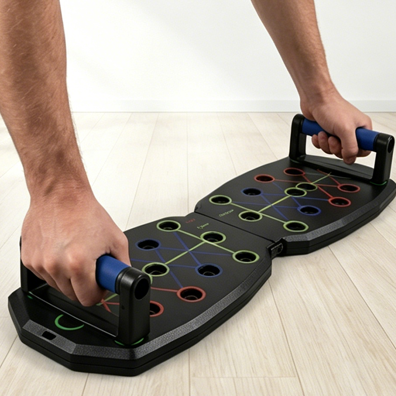 💪 Multifunktionale faltbare Liegestütz-Planke – trainiert Brust, Bauch & Arme, leicht & kompakt für Zuhause, Büro & Reisen 🏋️
