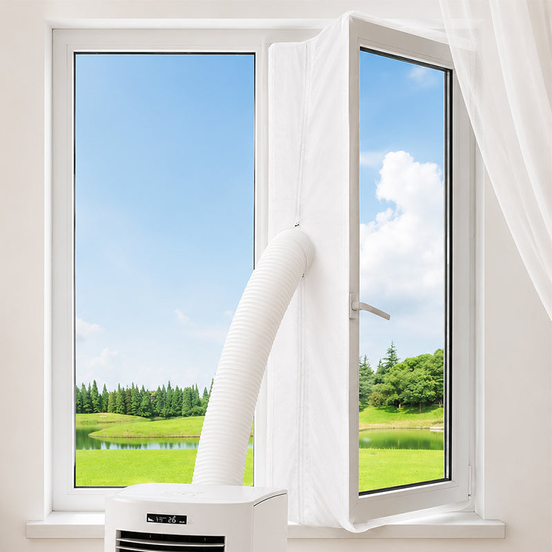 🪟Mobile Klimaanlagen-Dichtungsstoff – flexibel & vielseitig für Fenster & Türen, passend für Schiebefenster, Dreh-Kipp-Fenster & Außenschwingtüren, einfach ohne Bohren zu installieren 🌬️