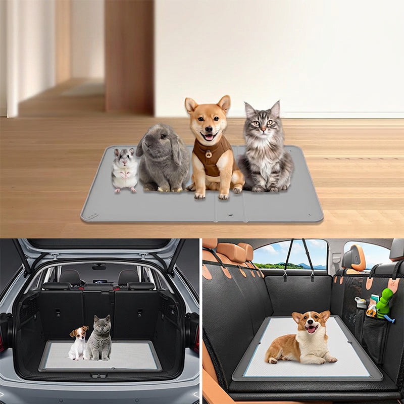 🐾 Waschbare Silikon-Trainingsunterlage für Hunde & Katzen – leitet Urin zuverlässig ab, rutschfest & wiederverwendbar 🧼