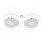 💡 LED-Deckenventilator mit E27-Fassung & Fernbedienung – doppelte LED-Reihe, drehbare Gelenkaufhängung, dimmbar & steuerbar 🌬️