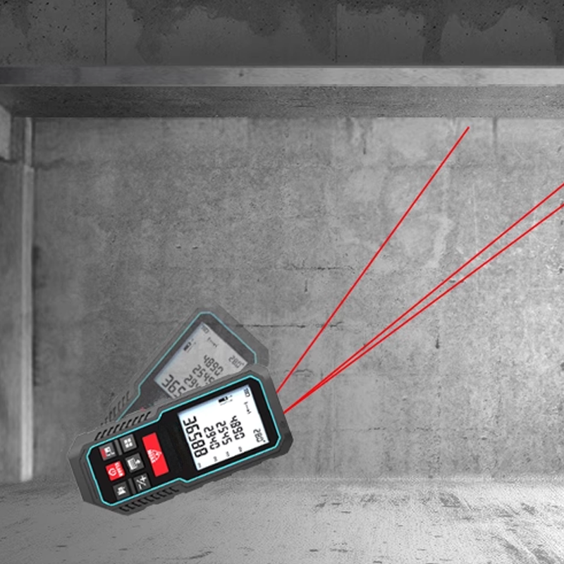 🎯 Digitaler Distanzmesser – Messbereich bis 50 m, Genauigkeit ±2 mm, inkl. Flächen- & Volumenberechnung, perfekt für Architekten, Handwerker & Bauherren