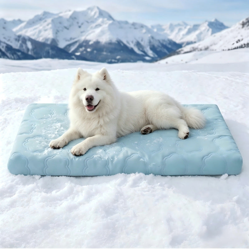 🐾❄️ Sofort-Kühlmatte für Haustiere – Kratzfest, Ungiftig & Pflegeleicht | Weiches Schlafkomfort-Design für Hunde & Katzen im Sommer!