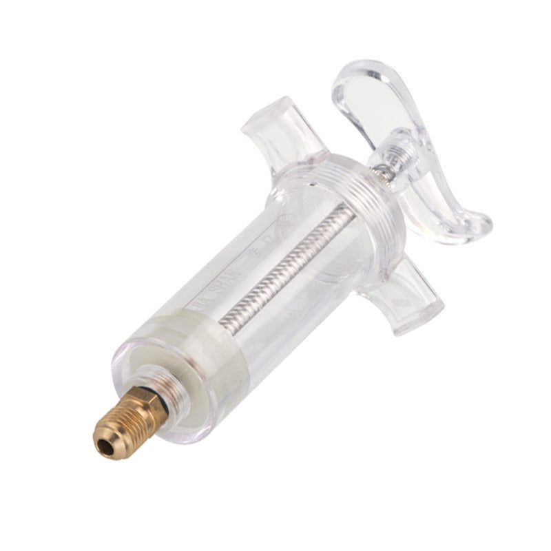 🔧 50% RABATT! 💥 A/C-Öl- und Farbstoff-Injektor-Set – 30 ml (1 oz) Kapazität, 1/4" SAE-Anschluss, inkl. transparenter Schlauch – ideal für Kfz-Klimaanlagen & Kühlsysteme 🚗