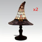 🧙‍♀️ Handgefertigte Gothic Witch Hat Lampe – warmes LED-Licht, aus Harz, vielseitig als Nachtlicht & dekoratives Geschenk für Zuhause 🏠