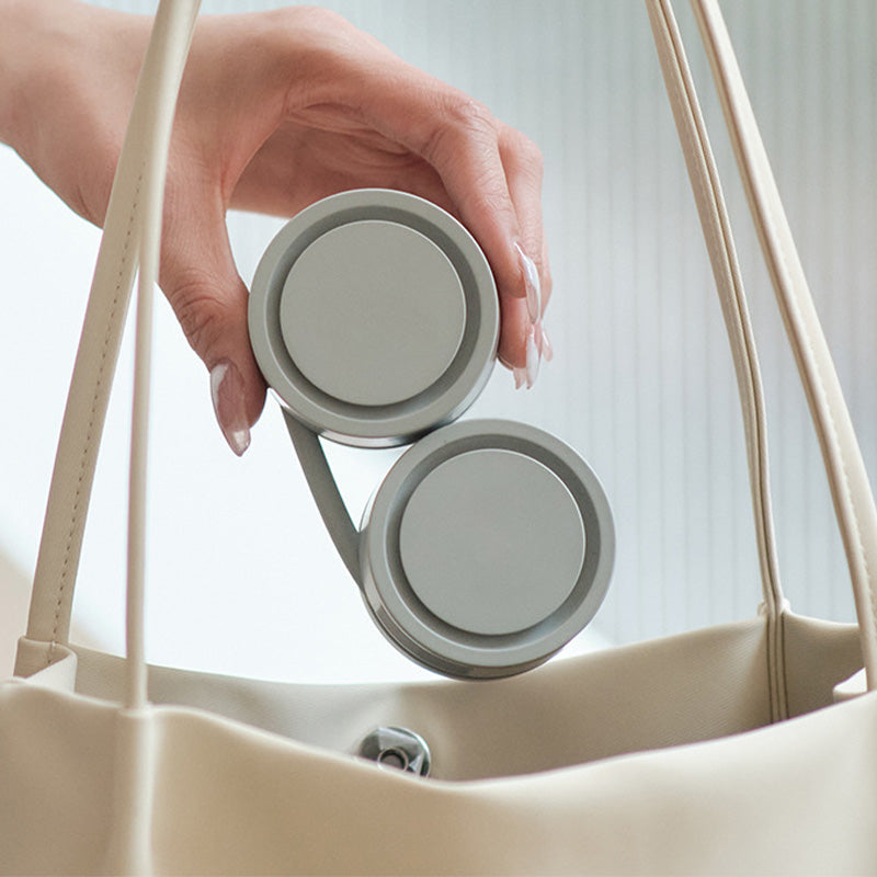 🌀 Freihändiger Nackenventilator – leise & leistungsstark, mit starkem Luftstrom, faltbar & leicht, inkl. Aufbewahrungstasche – ideal für Reisen, Pendeln & Outdoor 🌬️🔇