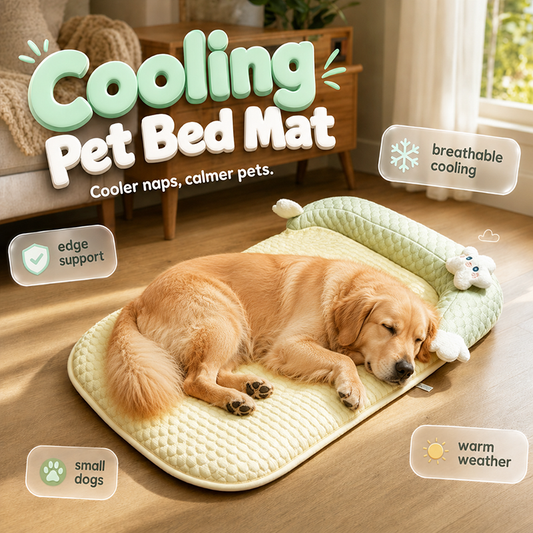 ❄️ Kühlende Sommerunterlage mit Noppenstruktur für Hunde & Katzen – atmungsaktiv, waschbar & ideal für kleine bis mittelgroße Haustiere 🐾