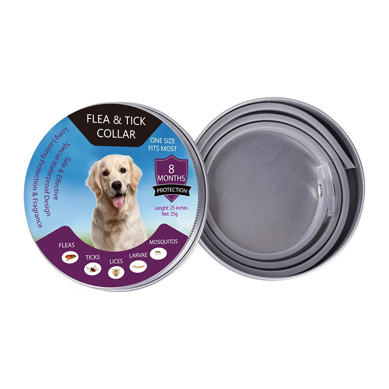 🐶🐱 Floh- und Zeckenhalsband für Hunde und Katzen, wasserdicht, verstellbar, für langanhaltenden Schutz im Freien