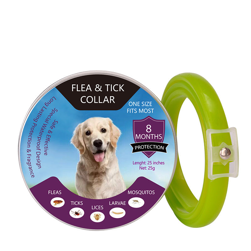 🐶🐱 Floh- und Zeckenhalsband für Hunde und Katzen, wasserdicht, verstellbar, für langanhaltenden Schutz im Freien