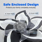 💡🌀 Designer-Deckenventilator mit integrierter LED-Beleuchtung – flüsterleiser Motor, dimmbare Lichtfunktion & elegante Blütenform, perfekt als Blickfang und Klimahelfer