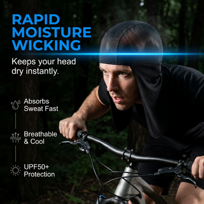🏔️ Leichte Outdoor-Multifunktionskappe mit langem Nackenschutz – atmungsaktiv, als Kopf- & Halstuch nutzbar, ideal für Wandern, Radfahren & Reisen 🚴‍♂️