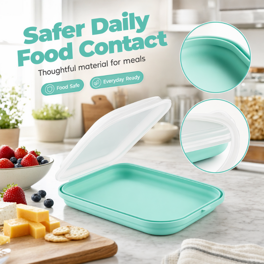🍱✨ Tragbare Lunchbox aus lebensmittelechtem Silikon – 50% RABATT! BPA-frei, auslaufsicher, faltbar – perfekt für Arbeit, Reise & Picknick. 🔥💪