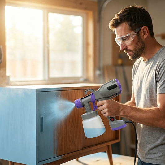 🎨⚡ 50% RABATT! 🔧 Elektrische Farbspritzpistole mit 5 Düsen – kabelgebunden, leistungsstark & vielseitig für Lack, Wandfarbe & DIY-Projekte