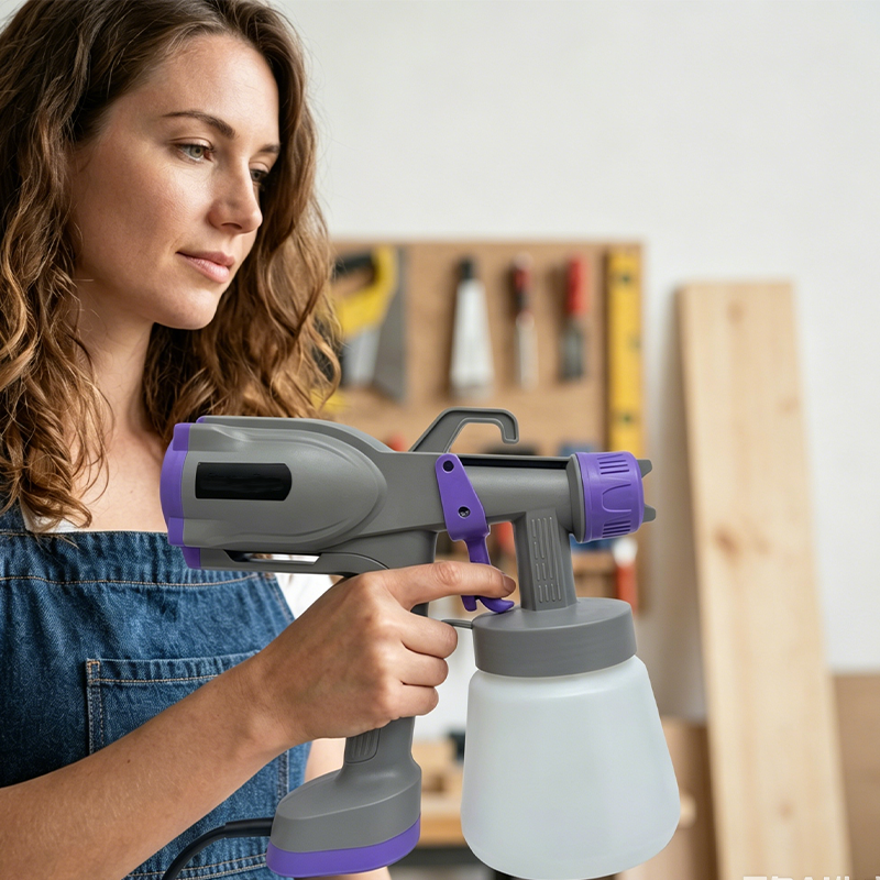 🎨⚡ 50% RABATT! 🔧 Elektrische Farbspritzpistole mit 5 Düsen – kabelgebunden, leistungsstark & vielseitig für Lack, Wandfarbe & DIY-Projekte
