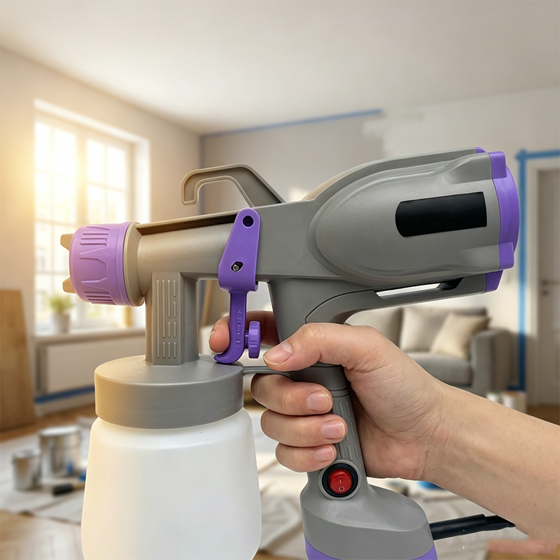 🎨⚡ 50% RABATT! 🔧 Elektrische Farbspritzpistole mit 5 Düsen – kabelgebunden, leistungsstark & vielseitig für Lack, Wandfarbe & DIY-Projekte