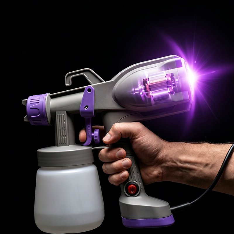 🎨⚡ 50% RABATT! 🔧 Elektrische Farbspritzpistole mit 5 Düsen – kabelgebunden, leistungsstark & vielseitig für Lack, Wandfarbe & DIY-Projekte