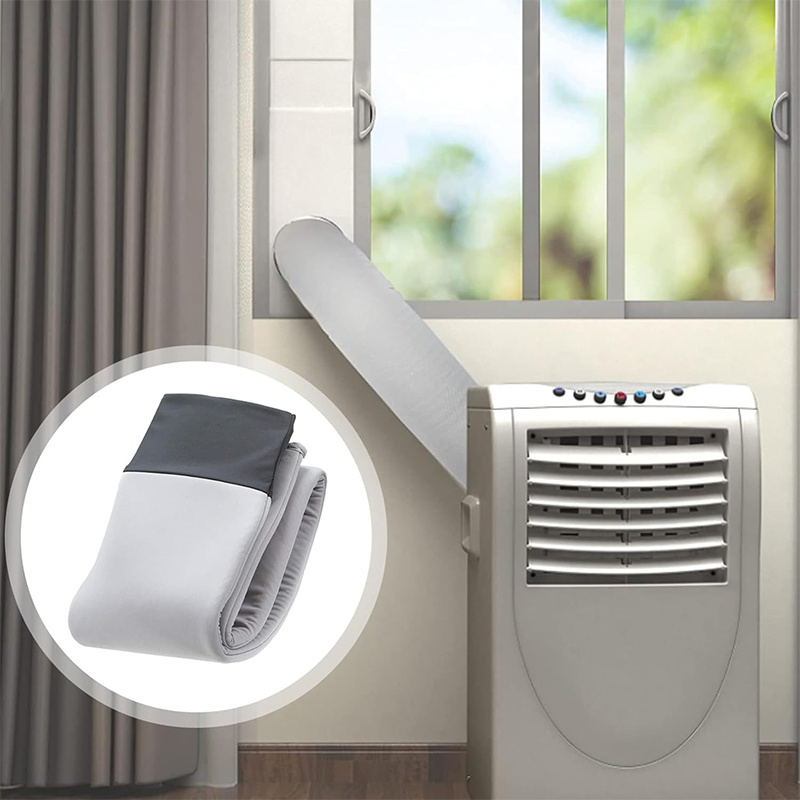 Tragbare Klimaanlage Abluftschlauch-Hülle | Hitzebeständige Isolierabdeckung | Flexibler Fenster-Lüftungsmantel für Klimageräte