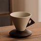 Vintage-Keramikbecher im Wabi-Sabi-Stil – rohe Optik, einzigartige Maserung & hochwertige Haptik ✨☕