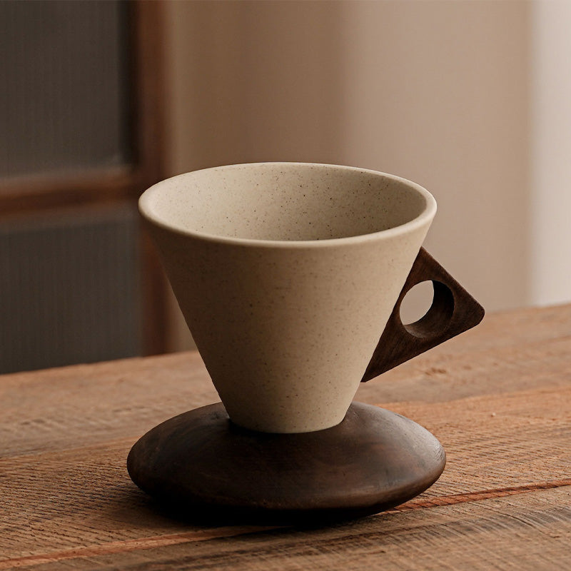 Vintage-Keramikbecher im Wabi-Sabi-Stil – rohe Optik, einzigartige Maserung & hochwertige Haptik ✨☕