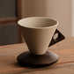 Vintage-Keramikbecher im Wabi-Sabi-Stil – rohe Optik, einzigartige Maserung & hochwertige Haptik ✨☕