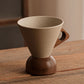 Vintage-Keramikbecher im Wabi-Sabi-Stil – rohe Optik, einzigartige Maserung & hochwertige Haptik ✨☕
