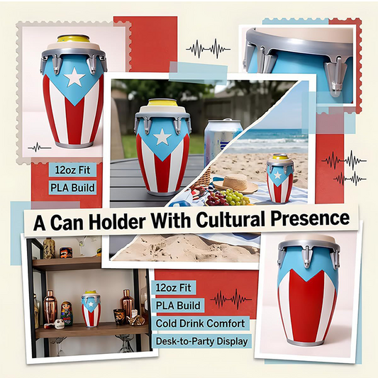 🕺 Tanzender Getränke-Halter für Dosen – im Retro-Stil, passend für 12 oz Dosen, ideal für Partys & den täglichen Gebrauch ✨