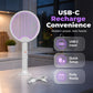 🦟 Mückenklatsche & -lampe im praktischen Klappdesign – mit UV-Locklicht, sicherer Dreischicht-Schutznetze & 1200 mAh Akku für bis zu 30 Tage Standby 🔄