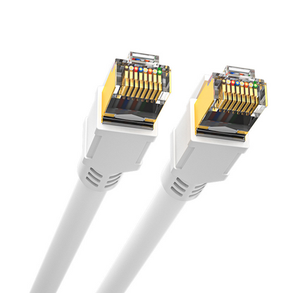 🎮 Cat.8 Gaming-LAN-Kabel – 40Gbps, 2000MHz Bandbreite, S/FTP-Doppelabschirmung, perfekt für reaktionsschnelles Online-Gaming & 8K-Streaming 🔥